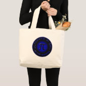 Ultimate PCI Day 2015 3.14.15 9:26:53 (blauw) Grote Tote Bag (Voorkant (product))