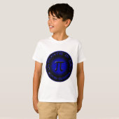 Ultimate PCI Day 2015 3.14.15 9:26:53 (blauw) T-shirt (Voorkant volledig)