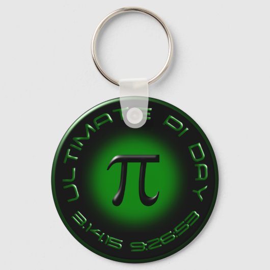 Ultimate PCI Day 2015 3.14.15 9:26:53 (groen) Sleutelhanger (Voorkant)