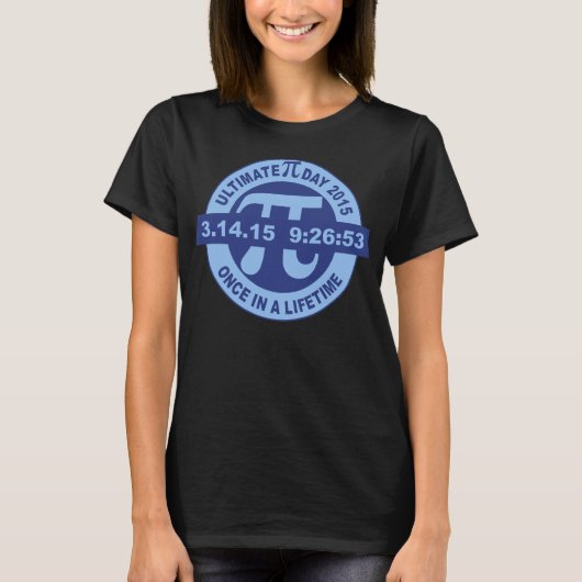 Ultimate Pi day t-shirt 2015 3.14.15 9:26:53 (Voorkant)