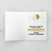 Ultimate Sentimental Birthday Message (Whiskey) Kaart (Binnen)
