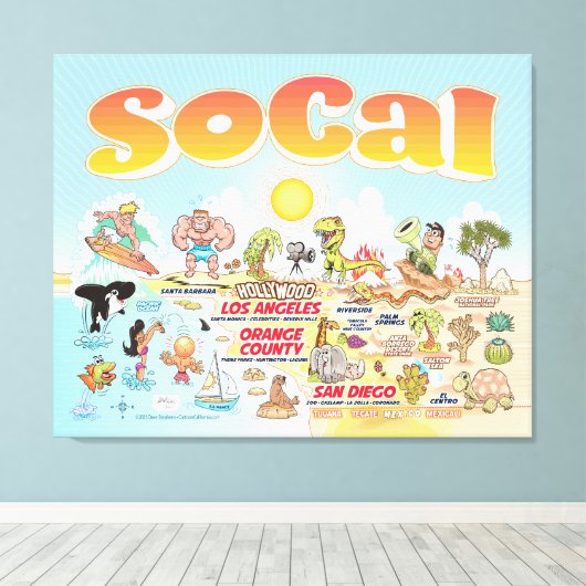 Ultimate Social Canvas Afdruk (Insitu (Houten vloer))