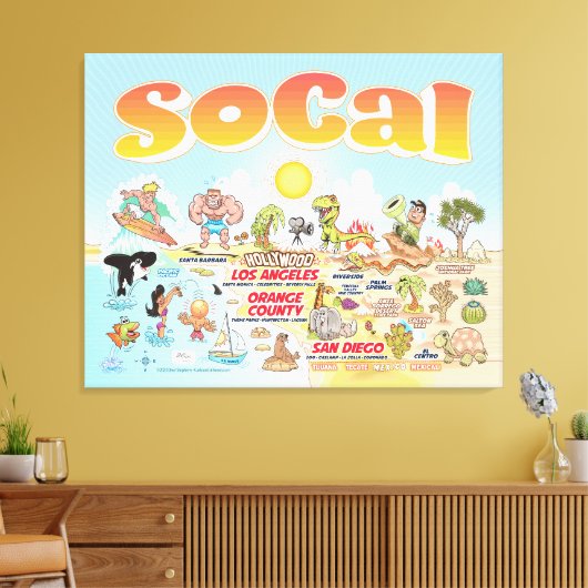 Ultimate Social Canvas Afdruk (Insitu (Woonkamer))