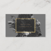 Ultimate Stylist Black Gold Roos Grey Bouquet Visitekaartje (Achterkant)