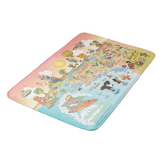Ultimate Sunny California Bath Mat (Gekanteld)