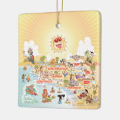 Ultimate Sunny California Ceramic Ornament (Links)