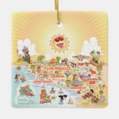 Ultimate Sunny California Ceramic Ornament (Voorkant)