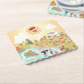 Ultimate Sunny California Paper Onderzetter (Gebogen)