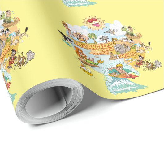 Ultimate Sunny California Wrapping Paper Cadeaupapier (Rol Hoek)