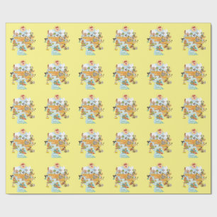 Ultimate Sunny California Wrapping Paper Cadeaupapier