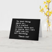 **ULTIMATE TWIN BIRTHDAY HUMOR** VOOR JE TWEELING KAART (Gele Bloem)