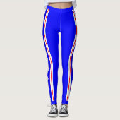 Ultimate USA Stars and Stripes Patriot Blue Leggings (Voorkant)