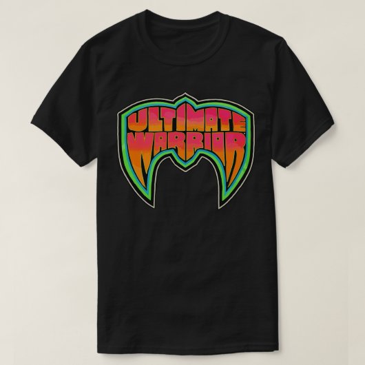 Ultimate Warrior Mask Pro Wrestling FanArt Tribute T-shirt (Design voorkant)