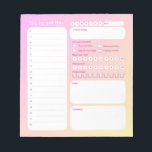 Ultimate Wellness Planner with Daily Schedule Notitieblok<br><div class="desc">Take control of your day with the Ultimate Wellness Planner – Daily Schedule Edition! Designed for focused planning and balanced living, this planner lets you organize your schedule from 6:00 to 22:00, track priorities, plan tomorrow, and jot down notes. Stay mindful of your wellbeing with sections for sleep, energy, water...</div>