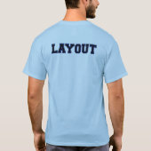 UltimateU Blue Layout 2 Sided T-shirt (Achterkant)