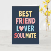 Ultimative Vriend Liefde Zielsverwant Kaart (Gele Bloem)