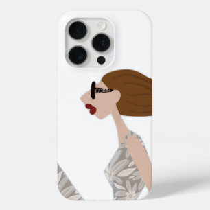 Ultra Casual Chic Mode-illustratie Kunst iPhone 15 Pro Case