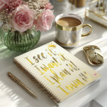 Ultra Chic Goud & Parel Ivoorkleurige Motiverende 