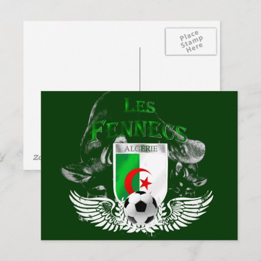 Ultra Cool Les Fennecs Algerie Briefkaarten (Voorkant / Achterkant)