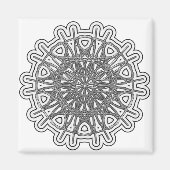 Ultra Cool Mandala Design #1 Magneet (Voorkant)