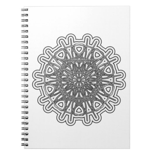 Ultra Cool Mandala Design #1 Notitieboek (Voorkant)
