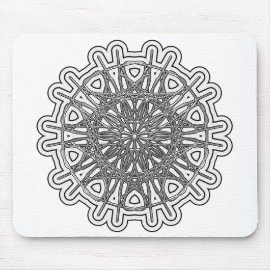 Ultra Coole Mandala Ontwerp #1 Muismat (Voorkant)