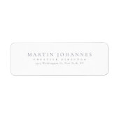 Ultra creatieve elegante professionele kwaliteit etiket (Voorkant)