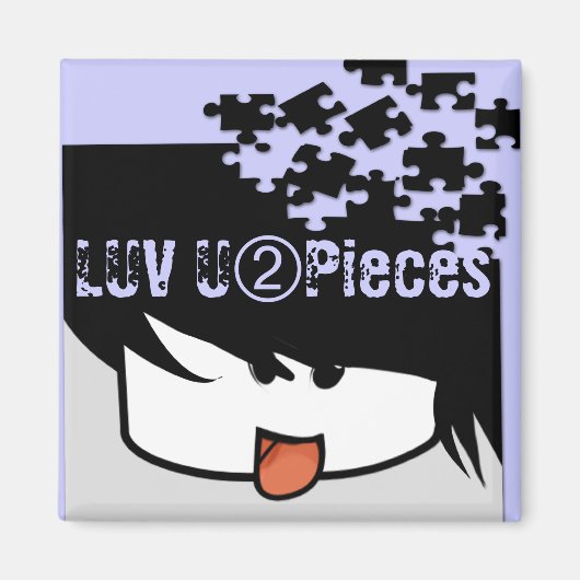 Ultra Cute Anime Boy Magneet (Voorkant)