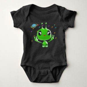 Ultra Cute Baby Alien Romper