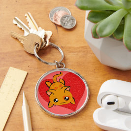 Ultra Cute Kawaii Anime Kat Sleutelhanger