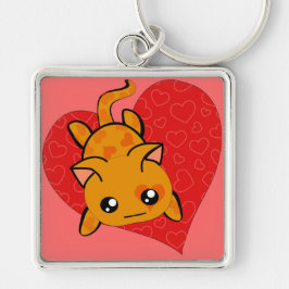 Ultra Cute Kawaii Anime Kat Sleutelhanger