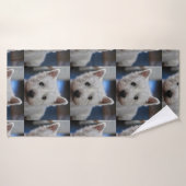 Ultra Cute Pestie Westie White Terrier Badhanddoek (Badhanddoek)