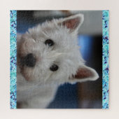 Ultra Cute Pestie Westie White Terrier Legpuzzel (Horizontaal)
