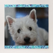 Ultra Cute Pestie Westie White Terrier Legpuzzel (Verticaal)