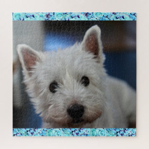 Ultra Cute Pestie Westie White Terrier Legpuzzel