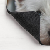 Ultra Cute Pestie Westie White Terrier Muismat (Hoek)