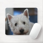 Ultra Cute Pestie Westie White Terrier Muismat (Met muis)