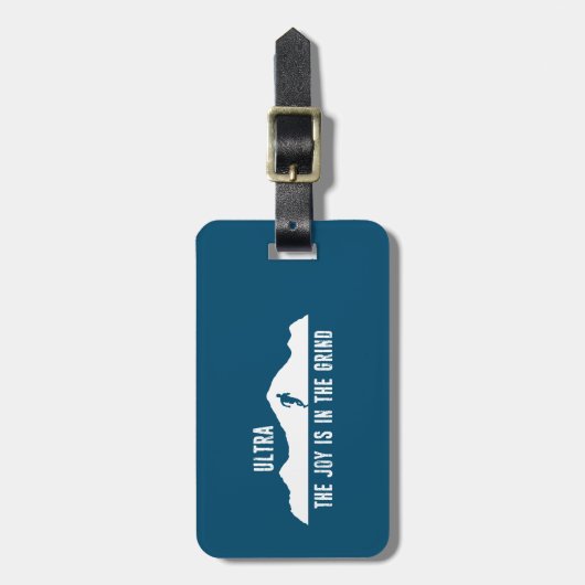 Ultra, de vreugde zit in de rand bagagelabel (Voorkant verticaal)