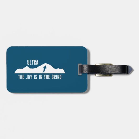 Ultra, de vreugde zit in de rand bagagelabel (Achterkant horizontaal)