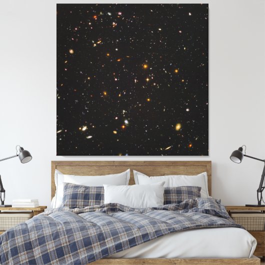 Ultra Deep Field Canvas Afdruk (Insitu (Slaapkamer))