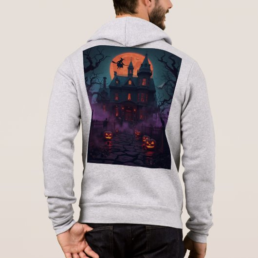 "Ultra Detailed Spooky Halloween Night - Commercia Hoodie (Achterkant)