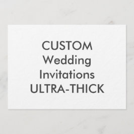 ULTRA-DIKKE 360 lb 7 "x 5" bruiloft uitnodigingen