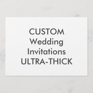 ULTRA-DIKKE 360 lb 7 "x 5" bruiloft uitnodigingen