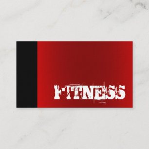 Ultra-Dikke Zwarte Rode Fitness Sport Visitekaartj Visitekaartje