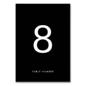 Ultra EENVOUDIG Modern Minimalistisch ZWART WIT br Kaart (Voorkant)