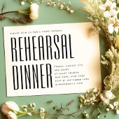 ULTRA EENVOUDIG MODERN VET BRUILOFT REPETITIE DINE KAART