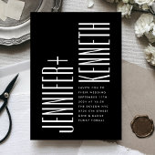 Ultra eenvoudige moderne minimalistische bewerkbar kaart