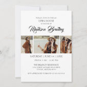 Ultra Elegant 5 Foto Chic Afstuderen Invitation Kaart (Voorkant)
