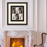Ultra Elegant Vintage Art Deco Zee Shell Poster<br><div class="desc">Dit prachtige seizoenshellende poster kan worden afgedrukt tot Zazzle's "kolossale grootte" - of kan klein worden gemaakt. Geweldig decor item voor een slaghuis. Een cadeau voor je favoriete beachcomber.</div>