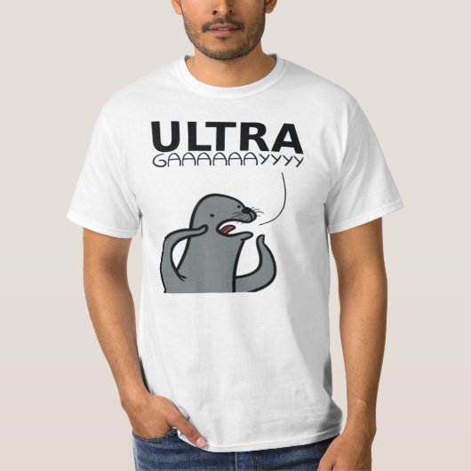 ULTRA GAY SEAL T-SHIRT (Voorkant)